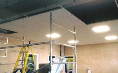 Suspended Ceilings in Ottery St Mary, Devon, The King School.